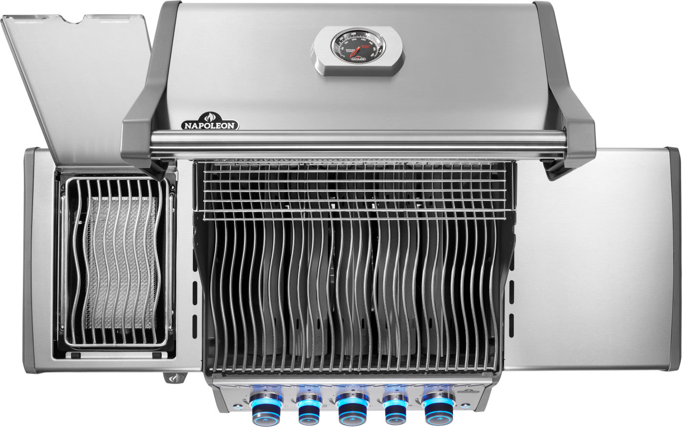 Rogue PRO-S 425 RSIB Gas Grill | Stainless Steel BBQ | Infrared Side Burner | Infrared Rear Burner | WAVE Cooking Grids | Caterbitz UK
