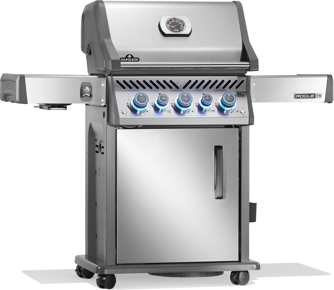 Rogue PRO-S 425 RSIB Gas Grill | Stainless Steel BBQ | Infrared Side Burner | Infrared Rear Burner | WAVE Cooking Grids | Caterbitz UK