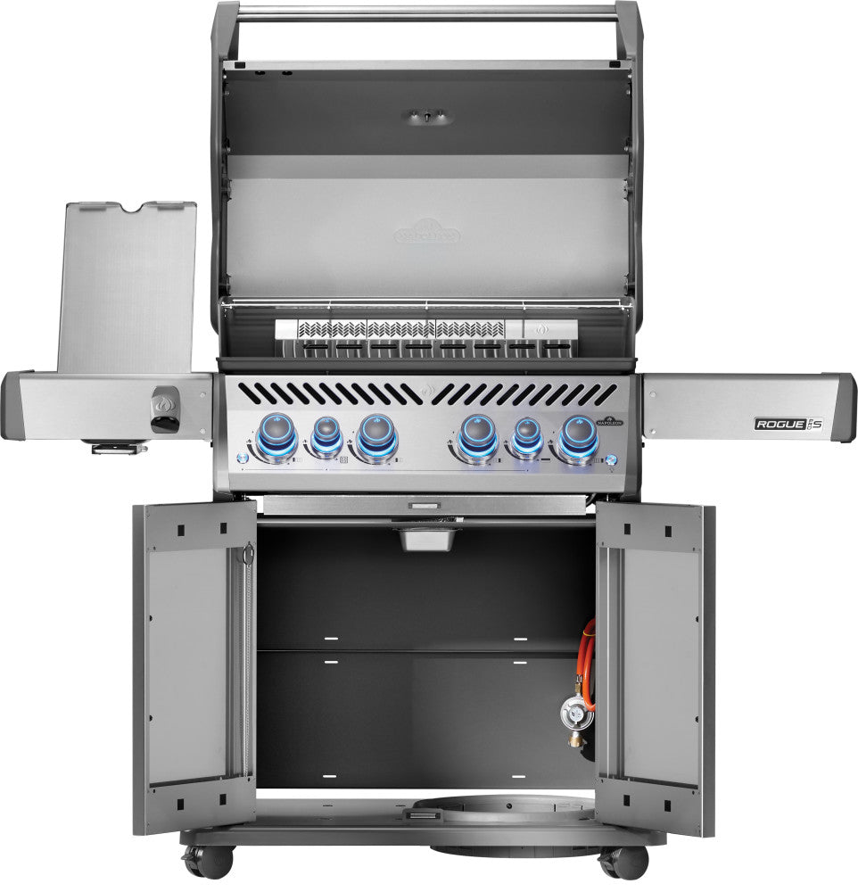Rogue PRO-S 525 RSIB Gas Grill | Stainless Steel BBQ | Infrared Side Burner | Infrared Rear Burner | WAVE Cooking Grids | Caterbitz UK