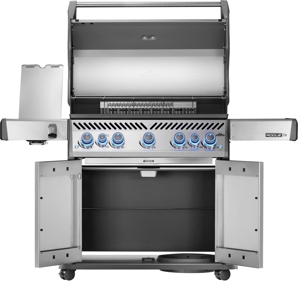 Rogue PRO-S 625 RSIB Gas Grill | Stainless Steel BBQ | Infrared Side Burner | Infrared Rear Rotisserie | WAVE Grids | Caterbitz UK