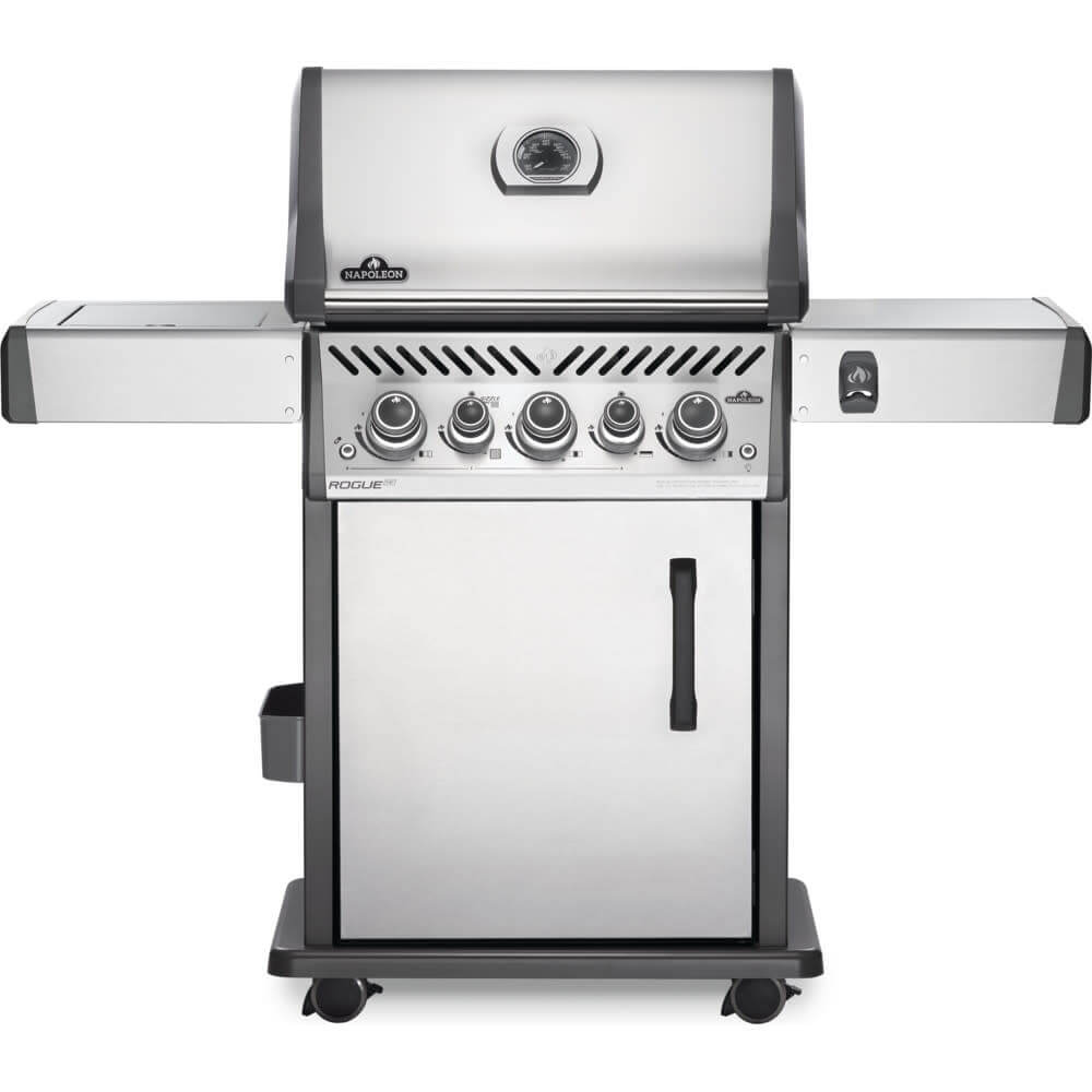 Rogue SE 425 RSIB Gas Grill | Stainless Steel BBQ | Infrared Side Burner | Infrared Rear Rotisserie | WAVE Grids | Caterbitz UK