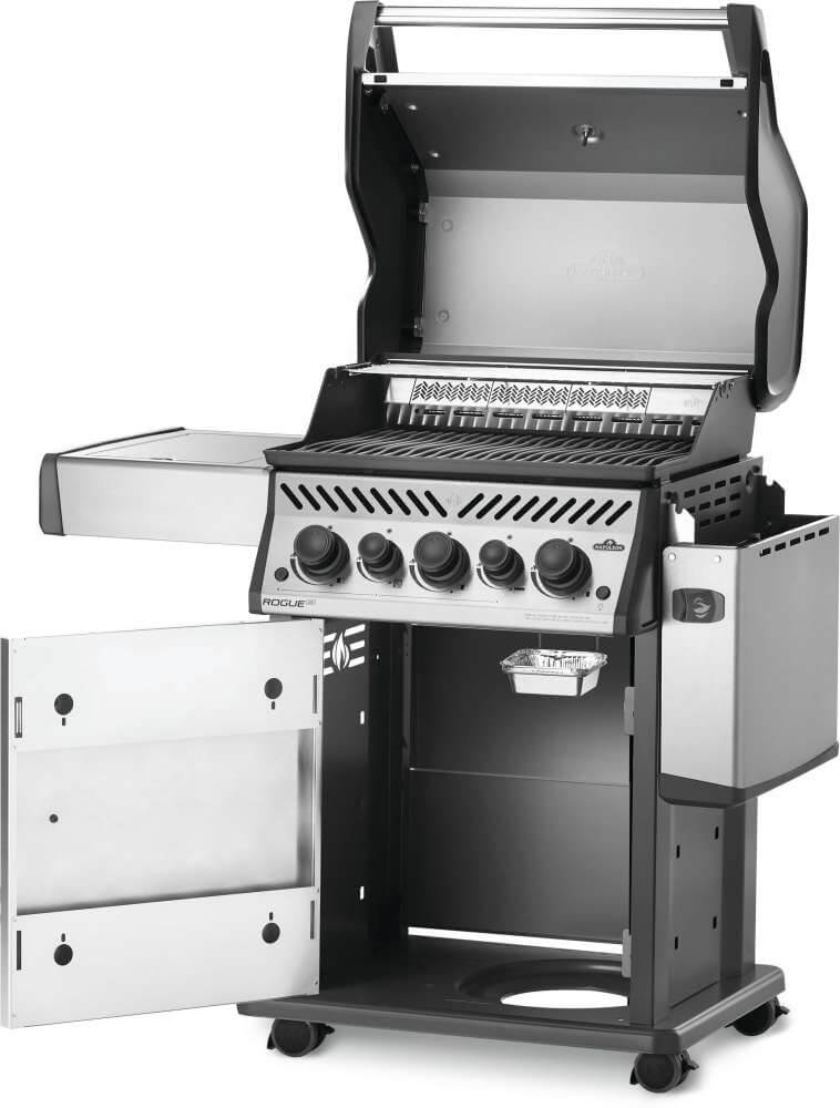 Rogue SE 425 RSIB Gas Grill | Stainless Steel BBQ | Infrared Side Burner | Infrared Rear Rotisserie | WAVE Grids | Caterbitz UK