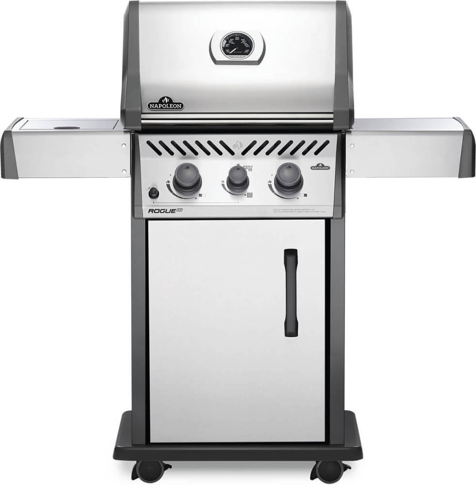 Rogue XT 365 SIB Gas Grill | Compact 2 Burner BBQ | Stainless Steel | Infrared Sizzle Zone | Cast Iron WAVE Grids | Caterbitz UK