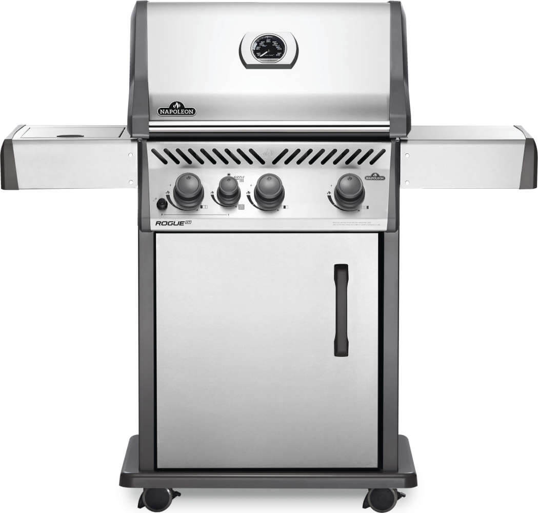 Rogue XT 425 SIB Gas Grill | Stainless Steel 3 Burner BBQ | Infrared Sizzle Zone | WAVE Cast Iron Grids | Caterbitz UK