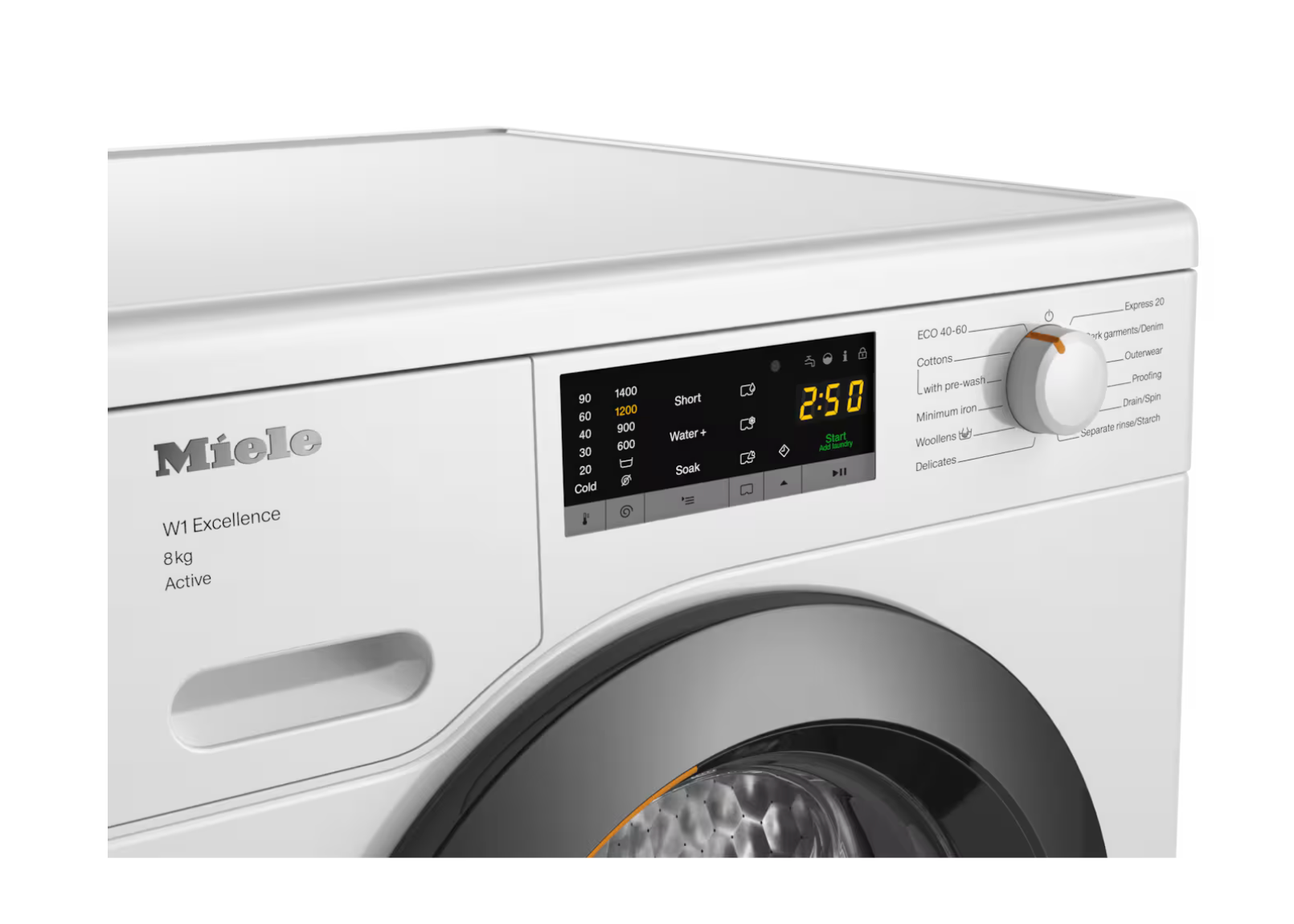 Miele 8kg Active Lotus white