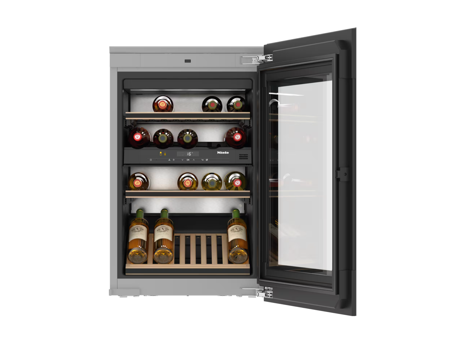 Miele Built-in Wine conditioning unit KWT 6422 iG-1 Obsidian Black glass