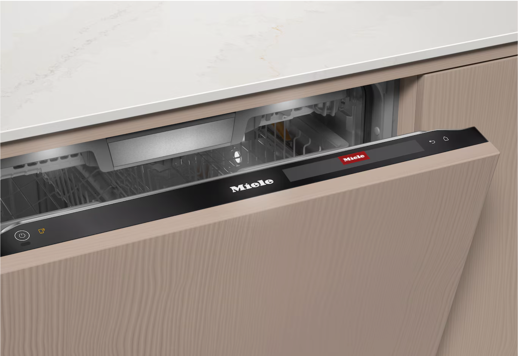 Miele Fully integrated dishwashers Diamond G 7980 SCVi AutoDos K2O CleanSteel/Obsidian black