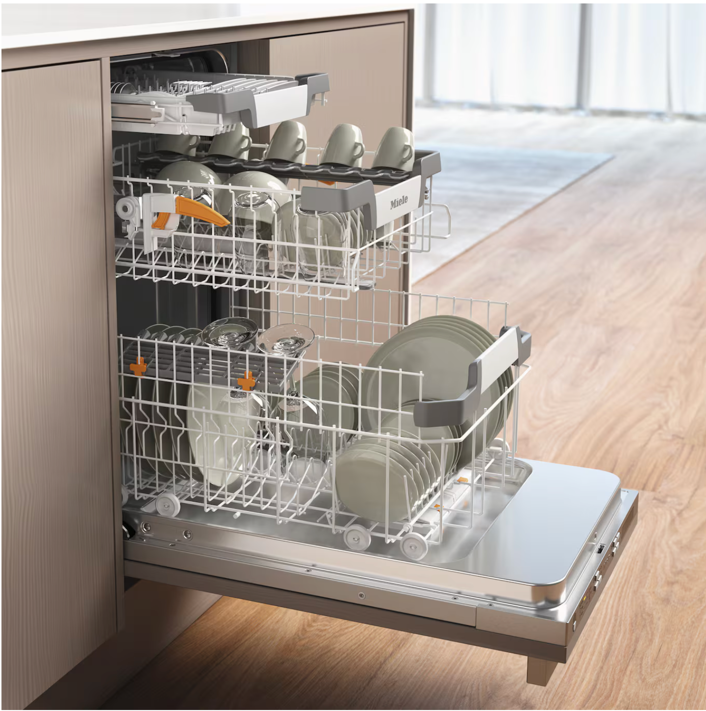 Miele Fully integrated dishwasher, 45 cm Gold G 5790 SCVi SL Stainless Steel