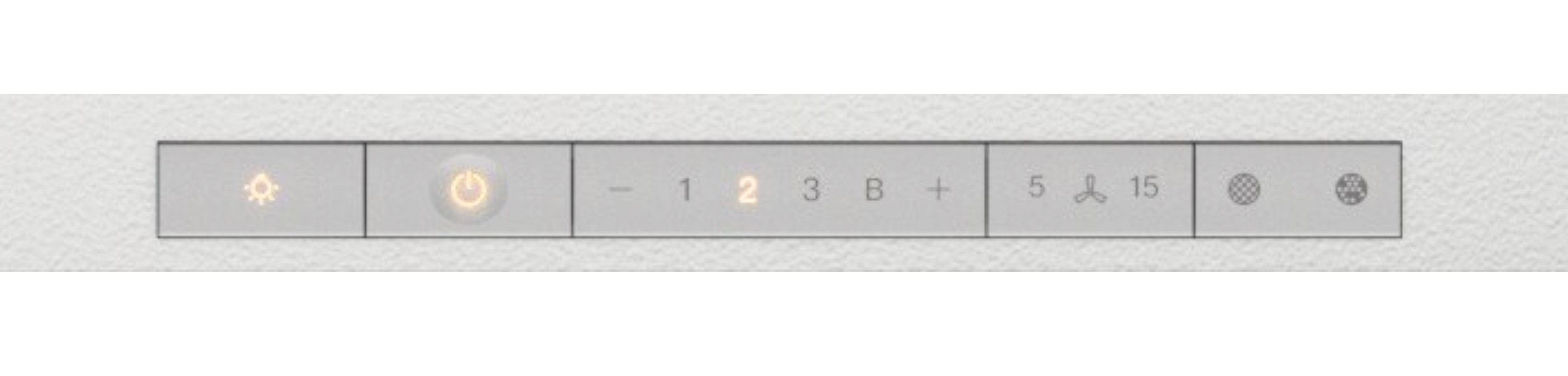 Miele Slimline cooker hood Gold DAS 4940 Transp. glass