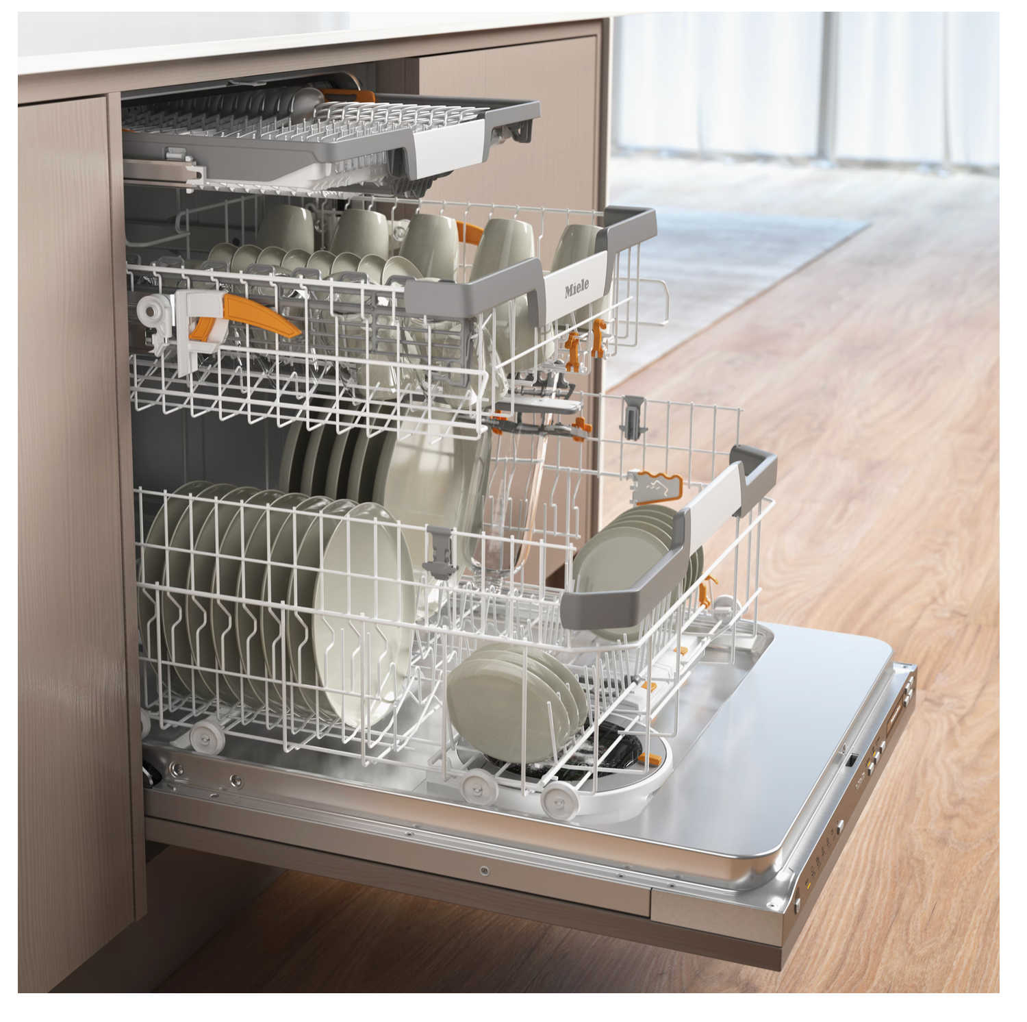 Miele Fully integrated dishwashers Gold G 7080 SCVi AutoDos Stainless Steel