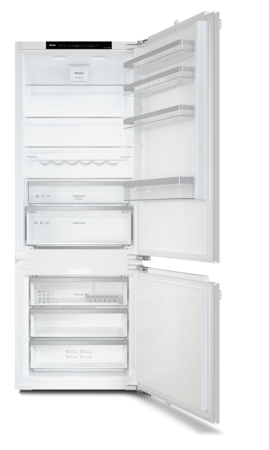 Miele XXL built-in fridge-freezer, 194 cm niche height Gold KFN 7934 D