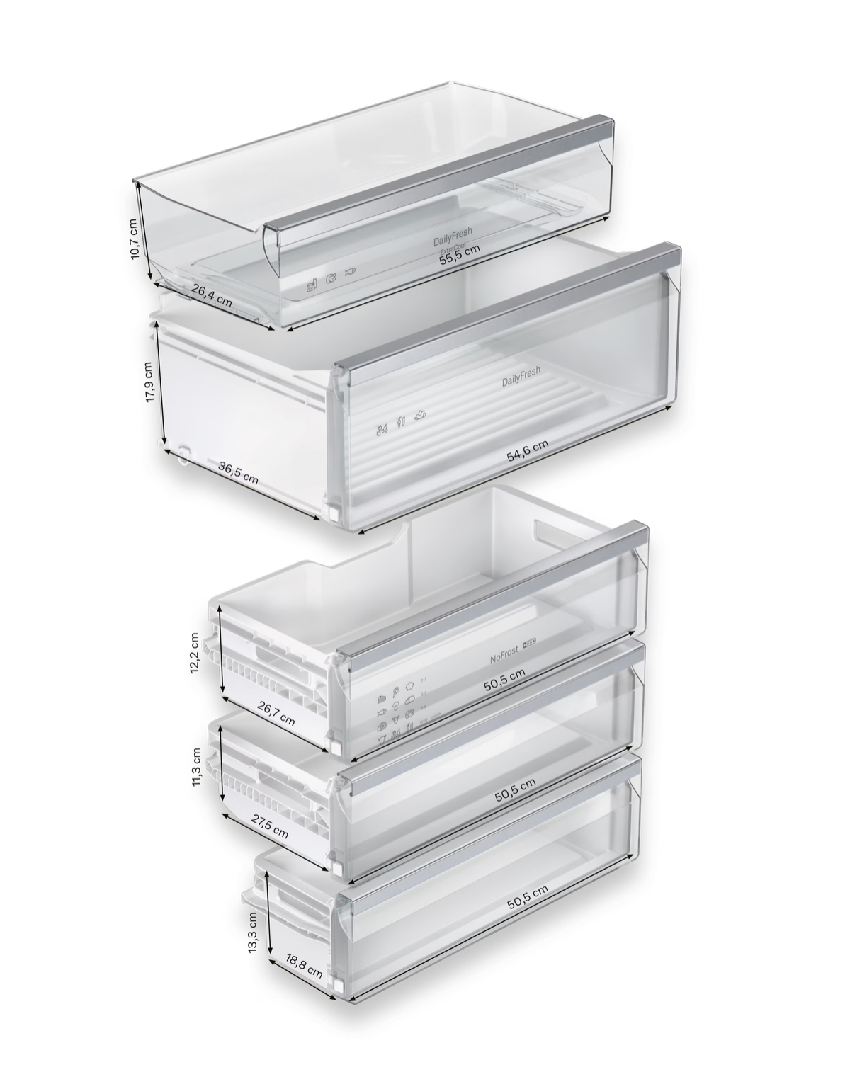 Miele XXL built-in fridge-freezer, 194 cm niche height Gold KFN 7934 D