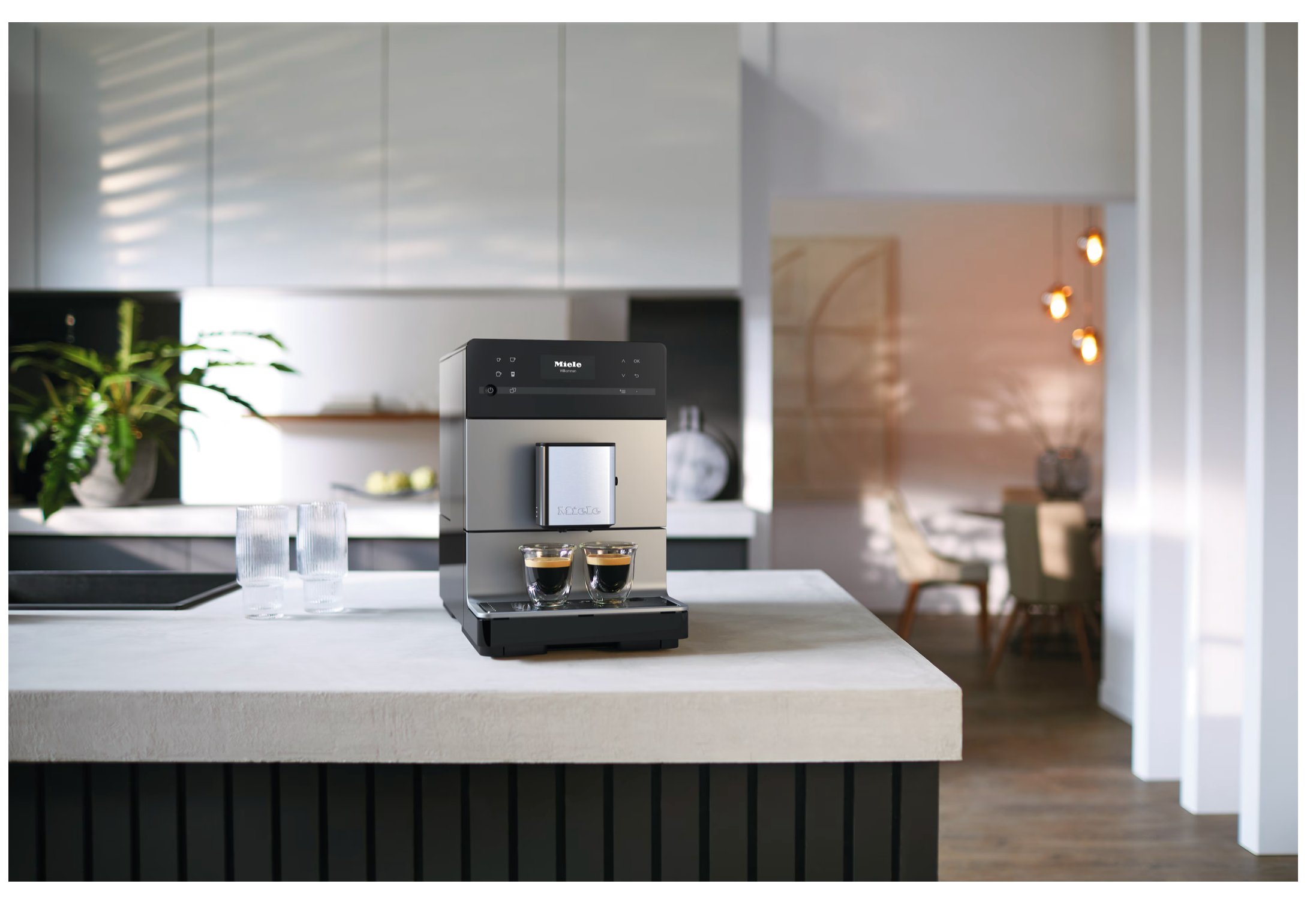 Miele Countertop coffee machine CM 5510 Silence Silver grey-met