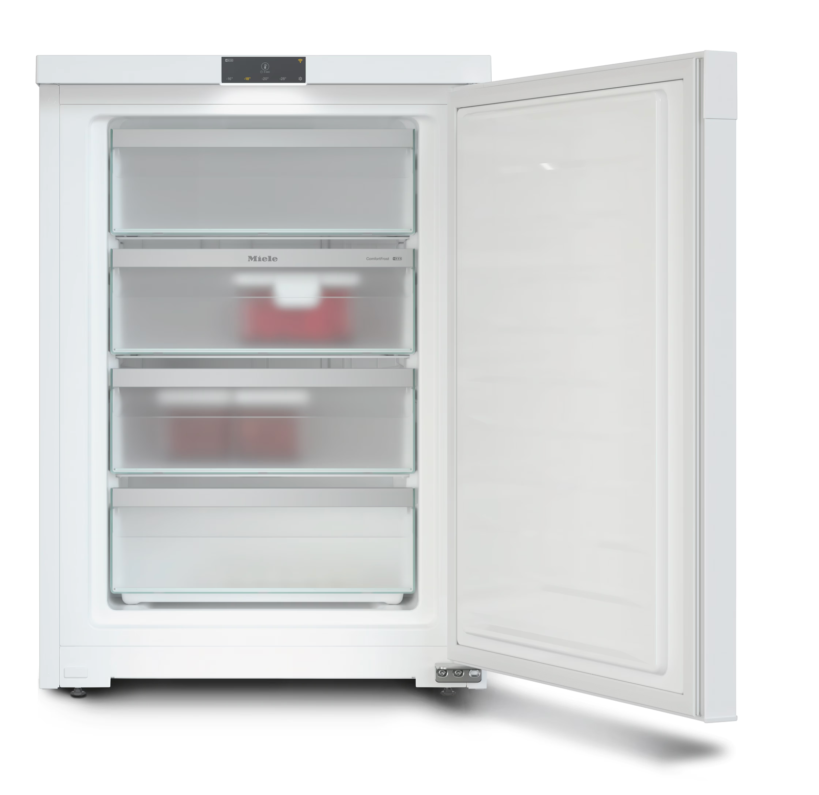 Meile Freestanding freezer Silver F 4001 D White