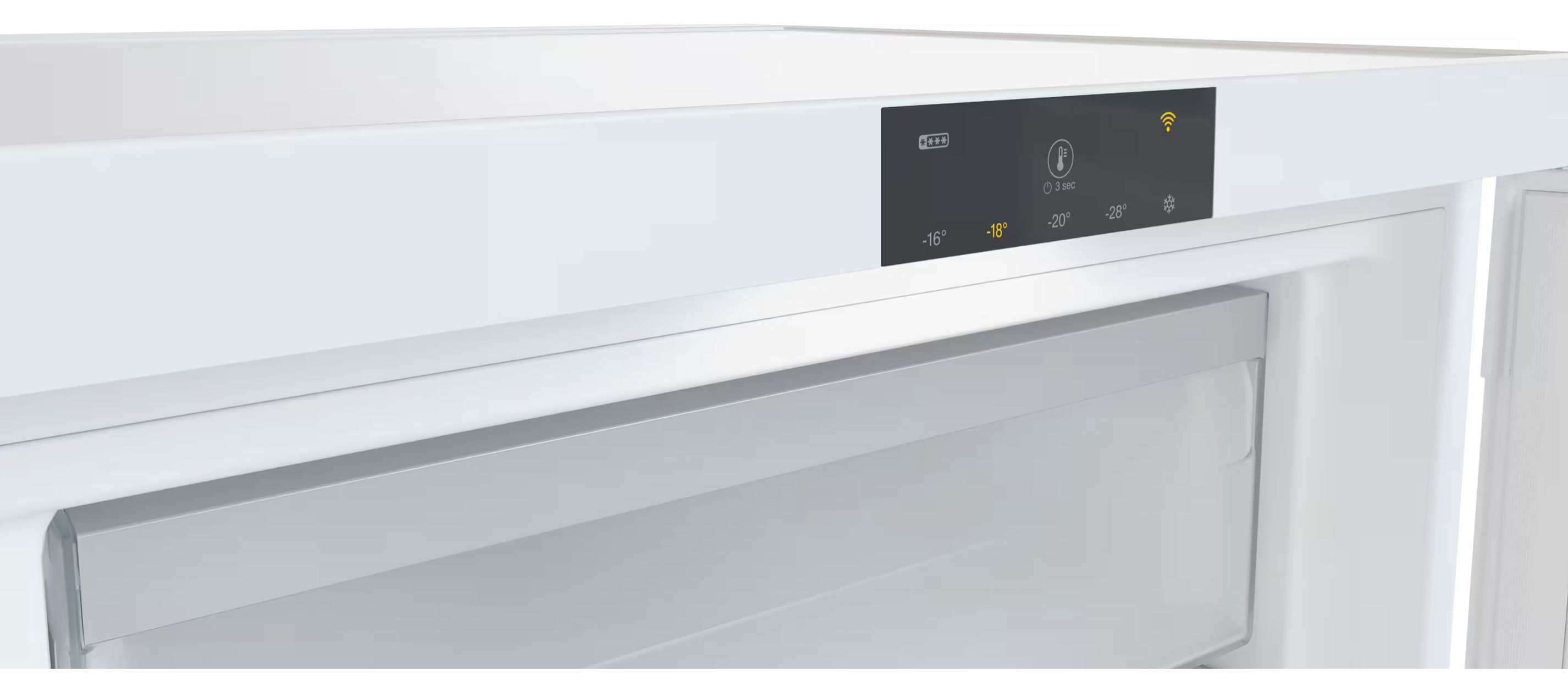 Meile Freestanding freezer Silver F 4001 D White