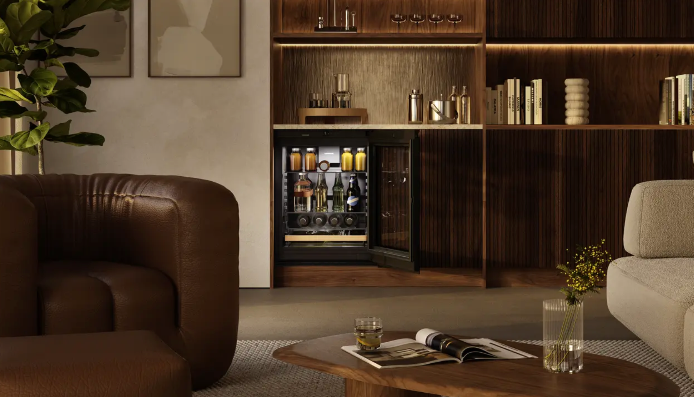 Liebherr UBCgb 3731 plus Fully Integrated under counter beverage fridge