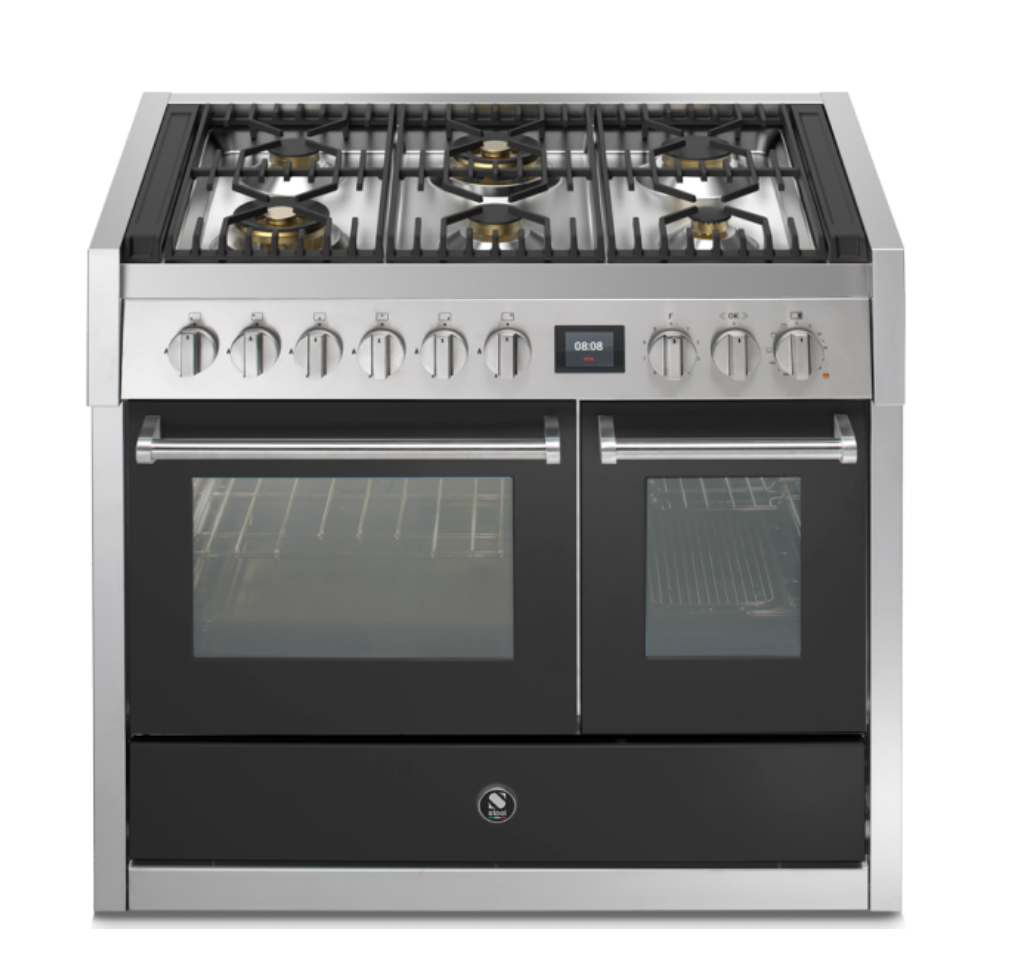 Steel Cucine Genesi 100cm Double Oven Range Cooker - GQ10SF-6W