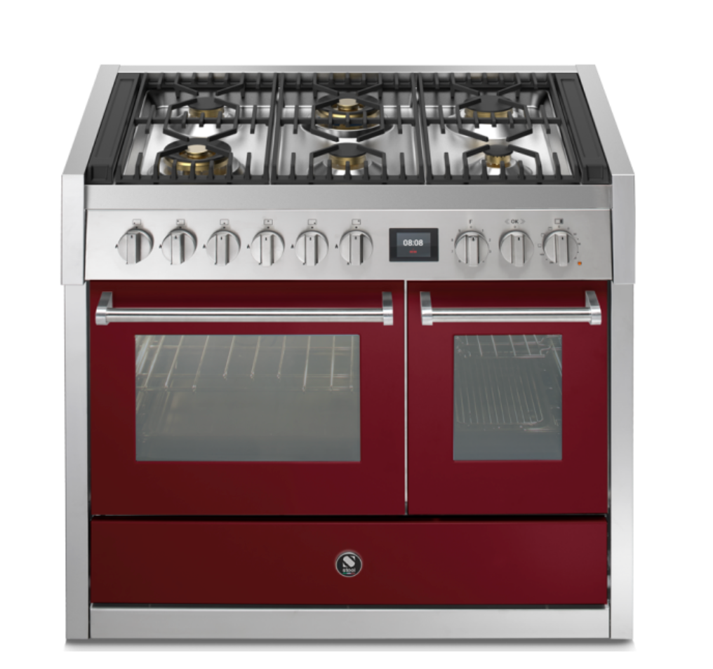 Steel Cucine Genesi 100cm Double Oven Range Cooker - GQ10SF-6W