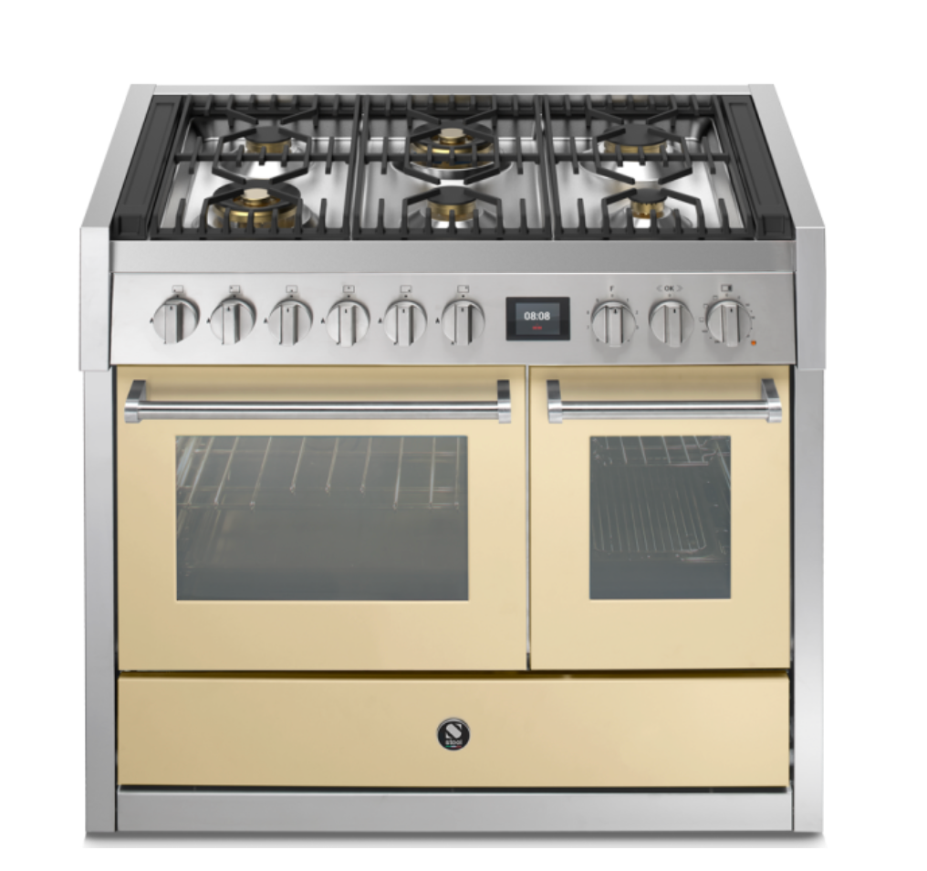 Steel Cucine Genesi 100cm Double Oven Range Cooker - GQ10SF-6W
