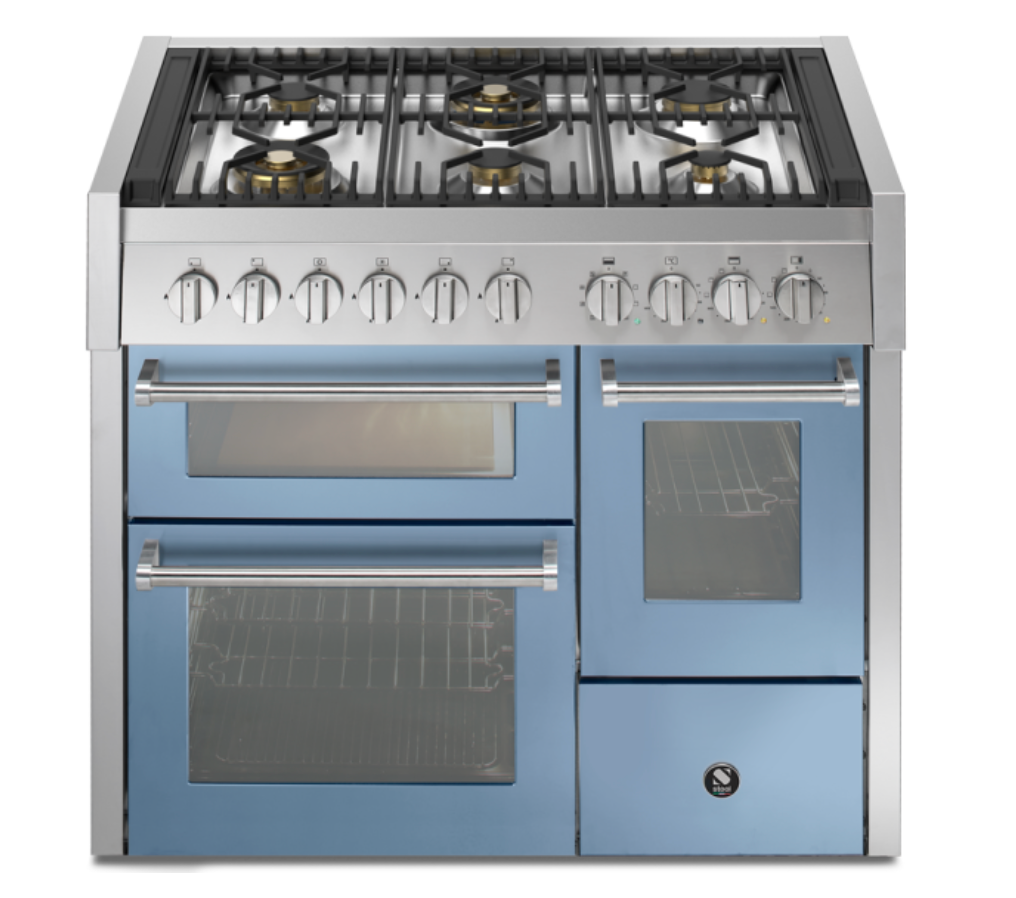 Steel Cucine Genesi 100/3 Triple Oven Range Cooker - GQ10SFF