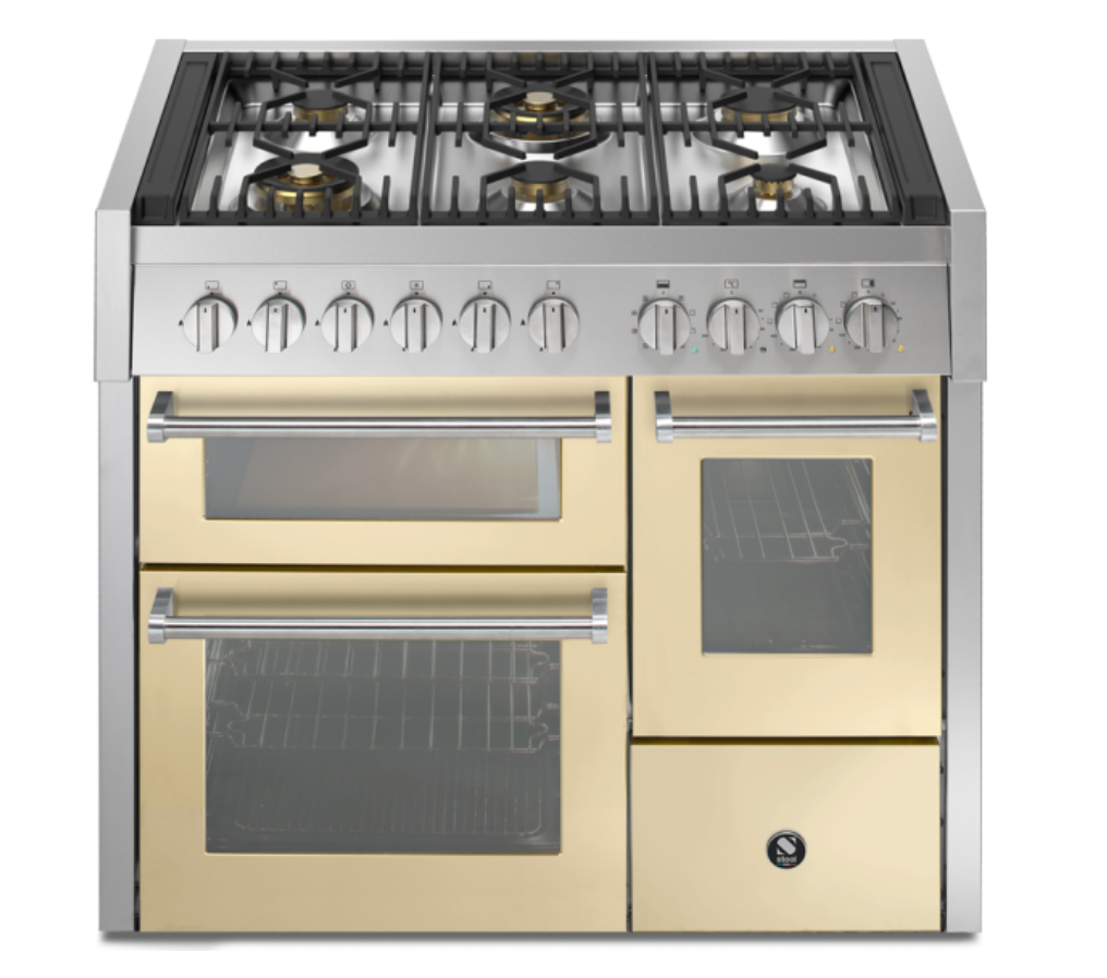 Steel Cucine Genesi 100/3 Triple Oven Range Cooker - GQ10SFF