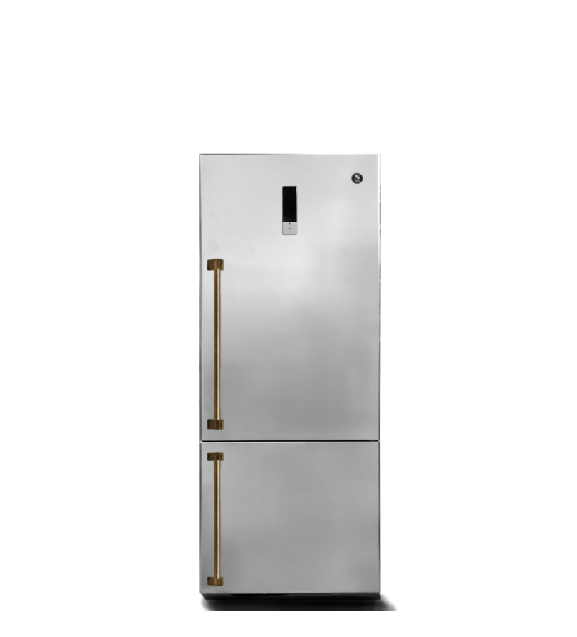 Steel Cucine Ascot 76 Combi Built In Fridge Freezer - AQFRB-7
