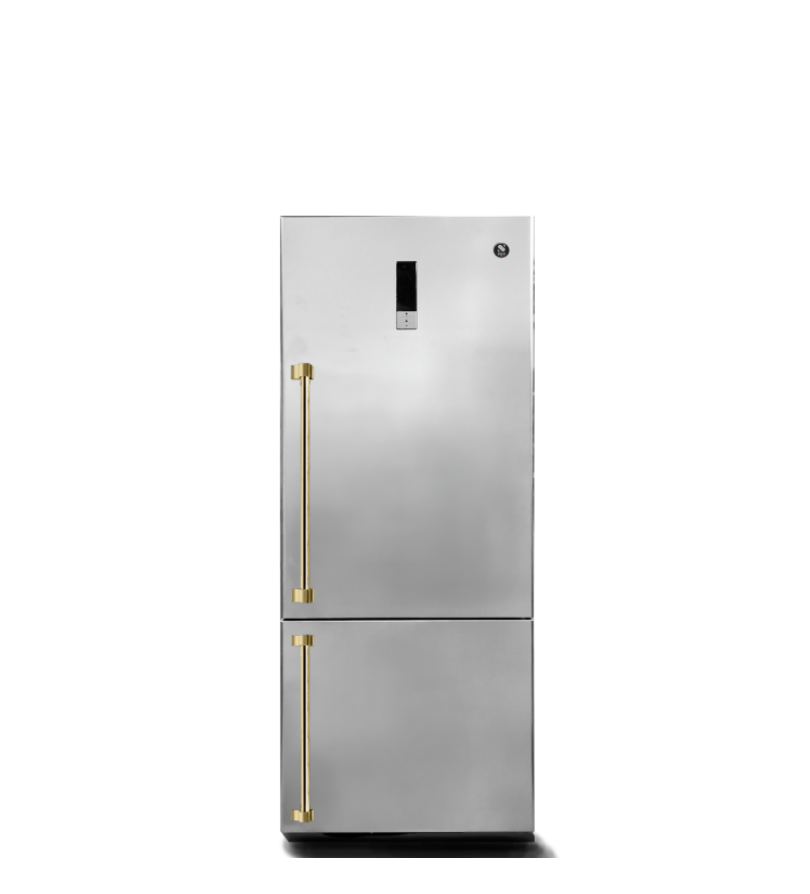 Steel Cucine Ascot 76 Combi Built In Fridge Freezer - AQFRB-7