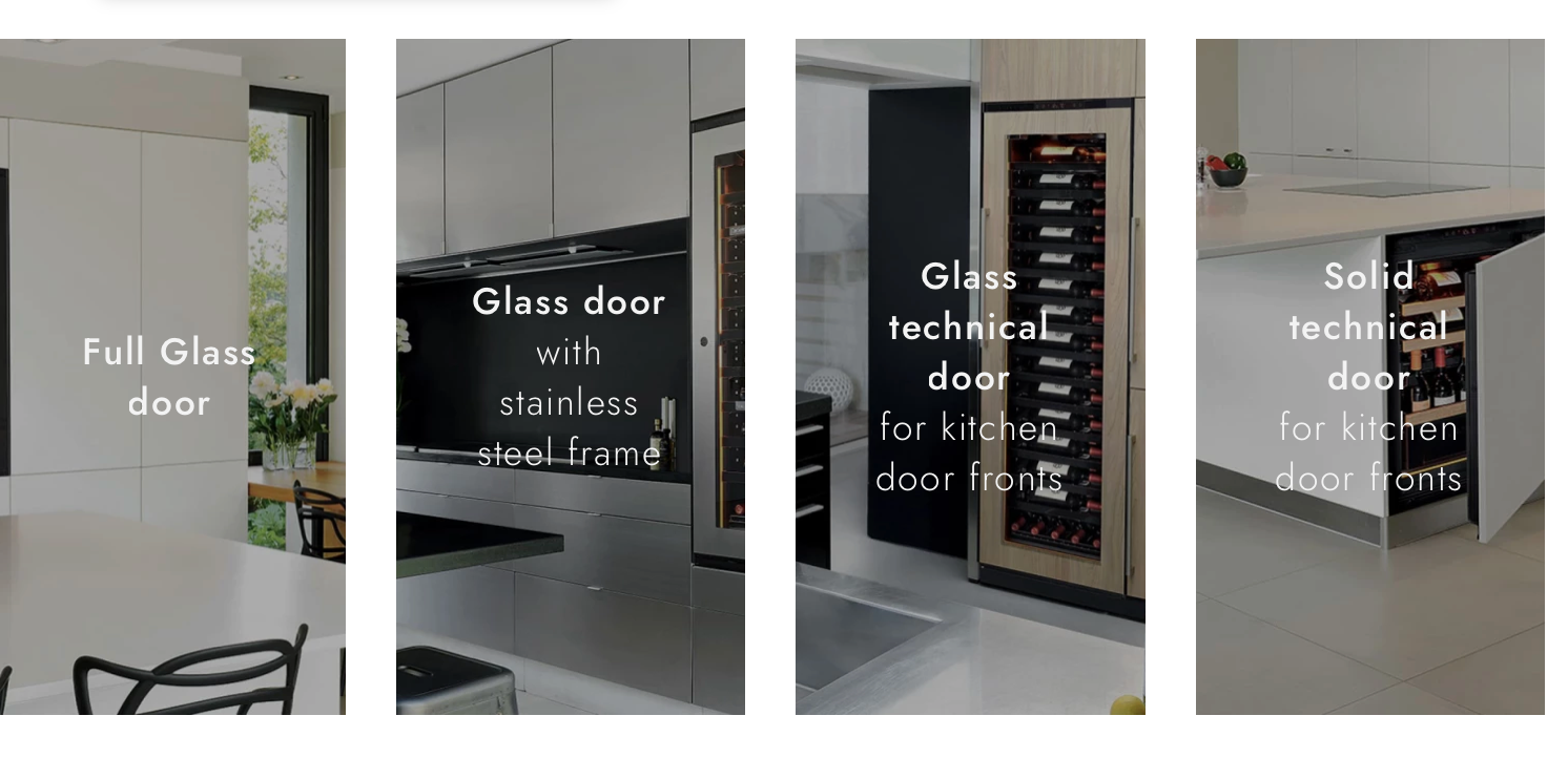 EuroCave Small wine serving cabinet, multi-temperature, which can be built-in and flush fitted - Inspiration