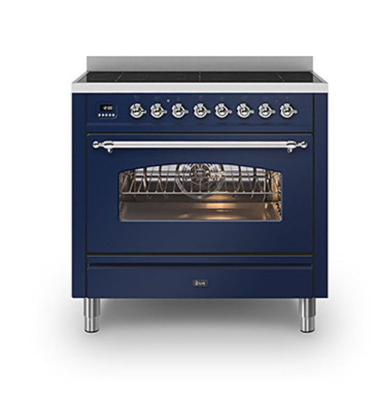 ILVE Milano 90cm Induction Range Cooker - PI096NE3