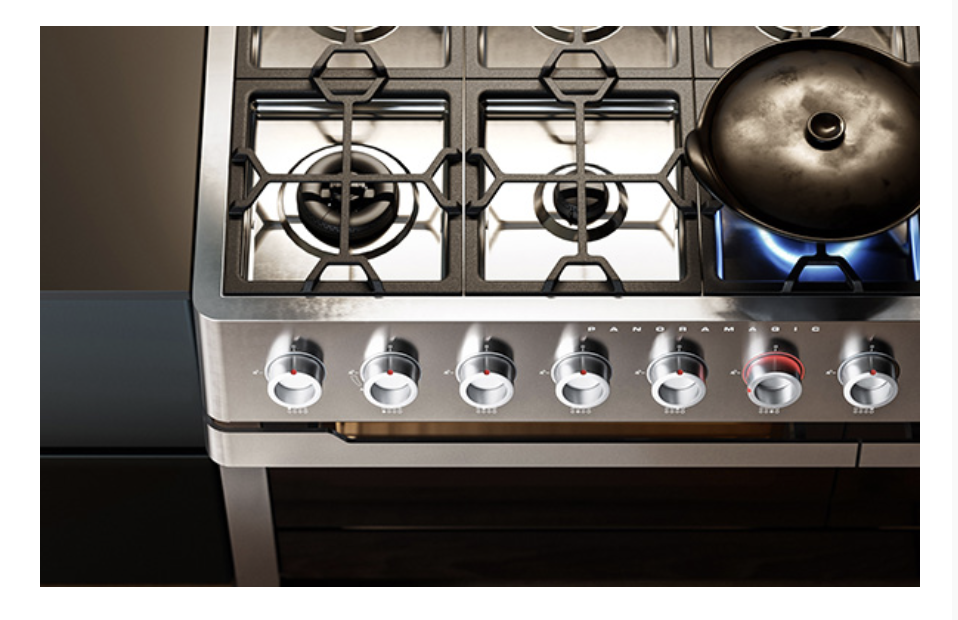 ILVE Panoramagic 120cm 8 Burner Range Cooker - PM128DS3
