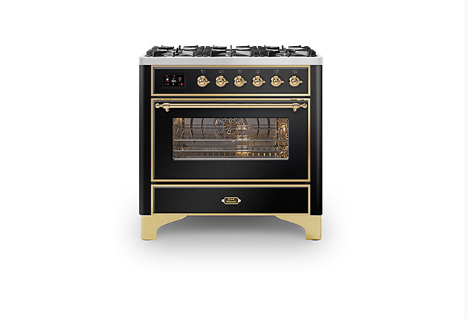ILVE Majestic Milano 90cm Single 6 Burner Oven Dual Fuel - M096DNE3
