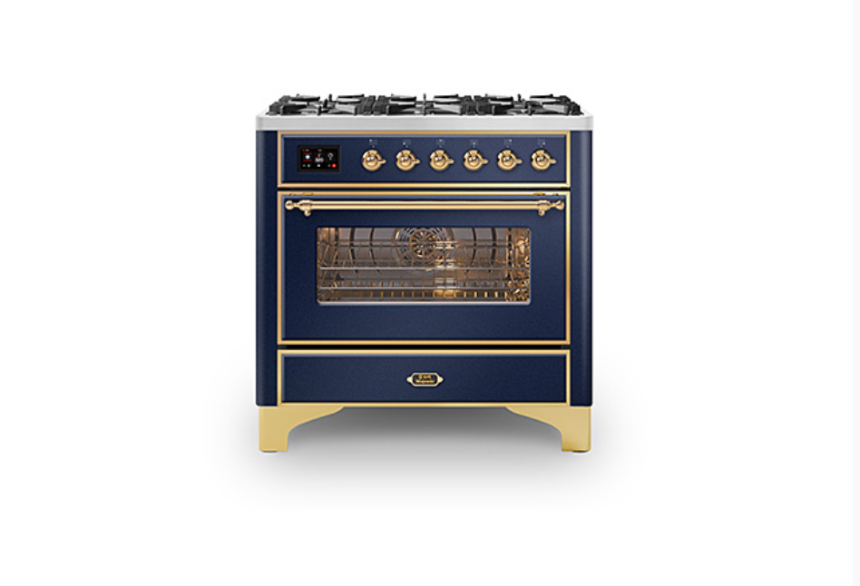 ILVE Majestic Milano 90cm Single 6 Burner Oven Dual Fuel - M096DNE3