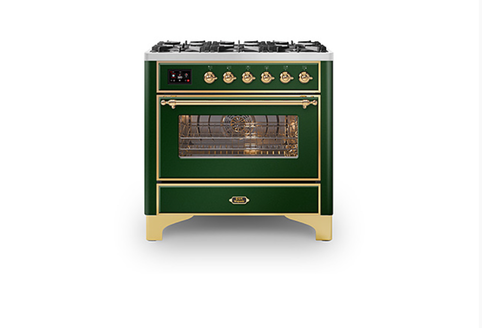 ILVE Majestic Milano 90cm Single 6 Burner Oven Dual Fuel - M096DNE3
