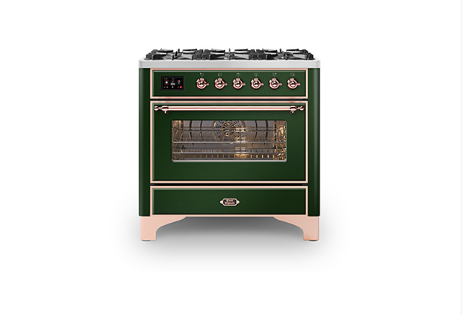 ILVE Majestic Milano 90cm Single 6 Burner Oven Dual Fuel - M096DNE3