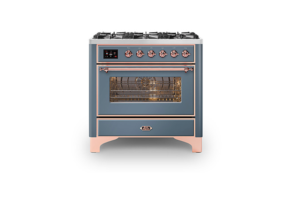 ILVE Majestic Milano 90cm Single 6 Burner Oven Dual Fuel - M096DNE3