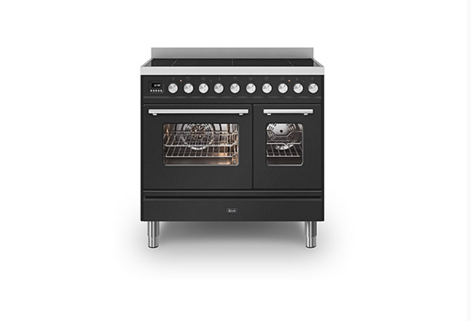 ILVE Roma 90cm Twin Induction Double Oven Range Cooker - PDI096WE3