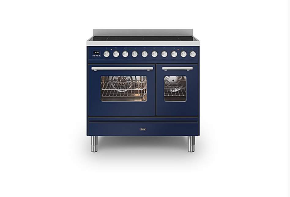 ILVE Roma 90cm Twin Induction Double Oven Range Cooker - PDI096WE3