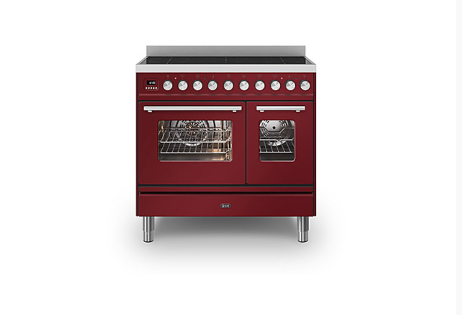 ILVE Roma 90cm Twin Induction Double Oven Range Cooker - PDI096WE3