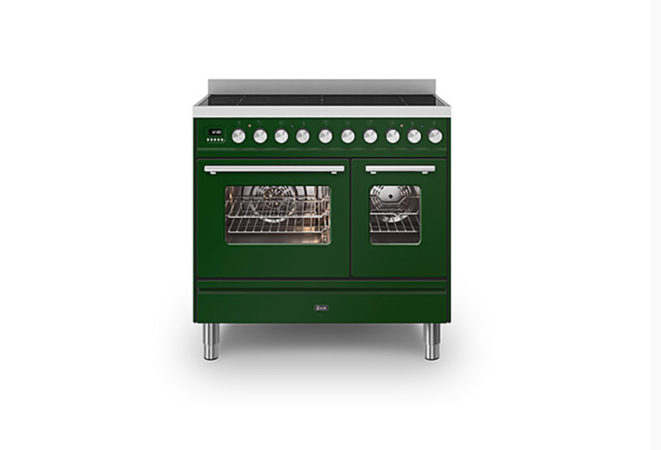 ILVE Roma 90cm Twin Induction Double Oven Range Cooker - PDI096WE3