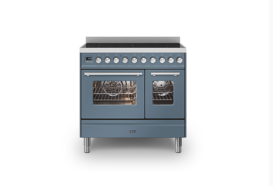 ILVE Roma 90cm Twin Induction Double Oven Range Cooker - PDI096WE3