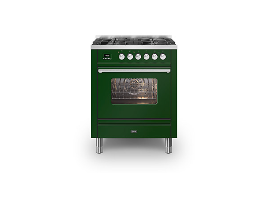 ILVE Roma 70cm 4 Burner Dual Fuel Range Cooker - P07-WE3