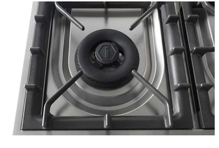 Ilve Roma 120 Fry-Top Dual Fuel Range Cooker - P12FWE3
