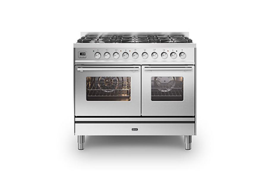 ILVE Roma 100cm 6 Burner Dual Fuel Range Cooker - PD106WE3