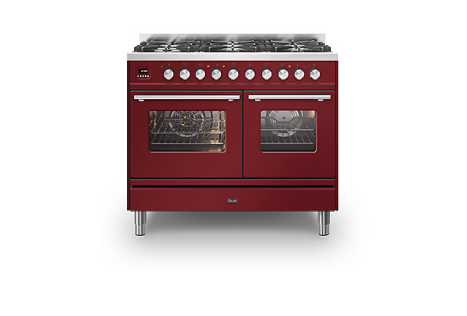 ILVE Roma 100cm 6 Burner Dual Fuel Range Cooker - PD106WE3