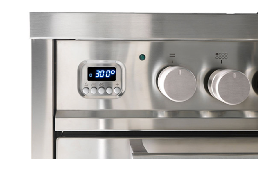 ILVE Roma 90cm 6 Burner Dual Fuel Range Cooker - P096-WE3