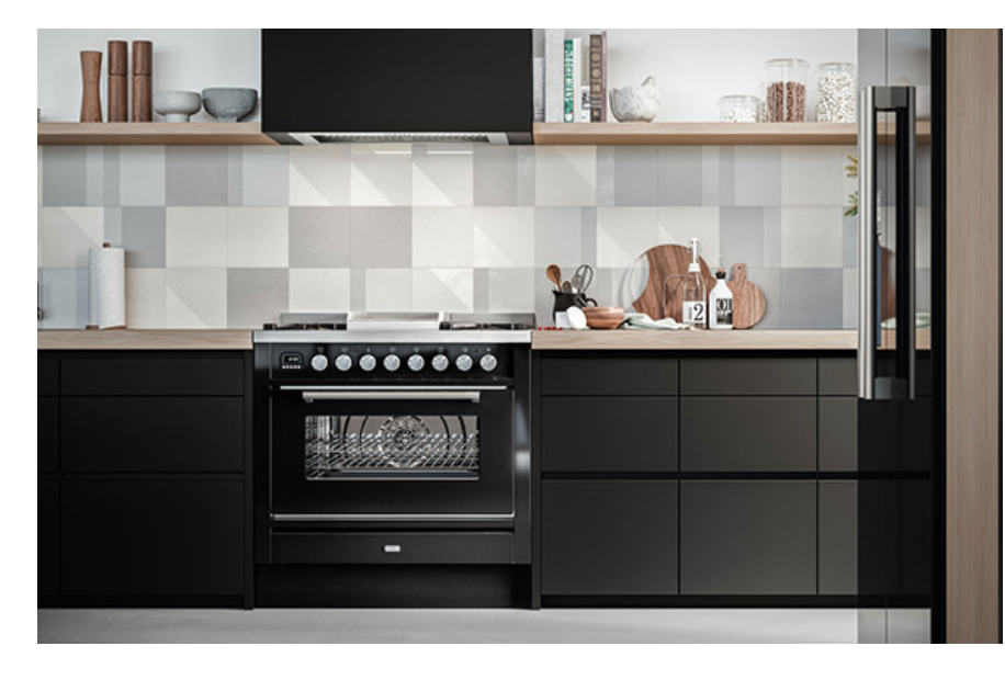 ILVE Roma 90cm 6 Burner Dual Fuel Range Cooker - P096-WE3