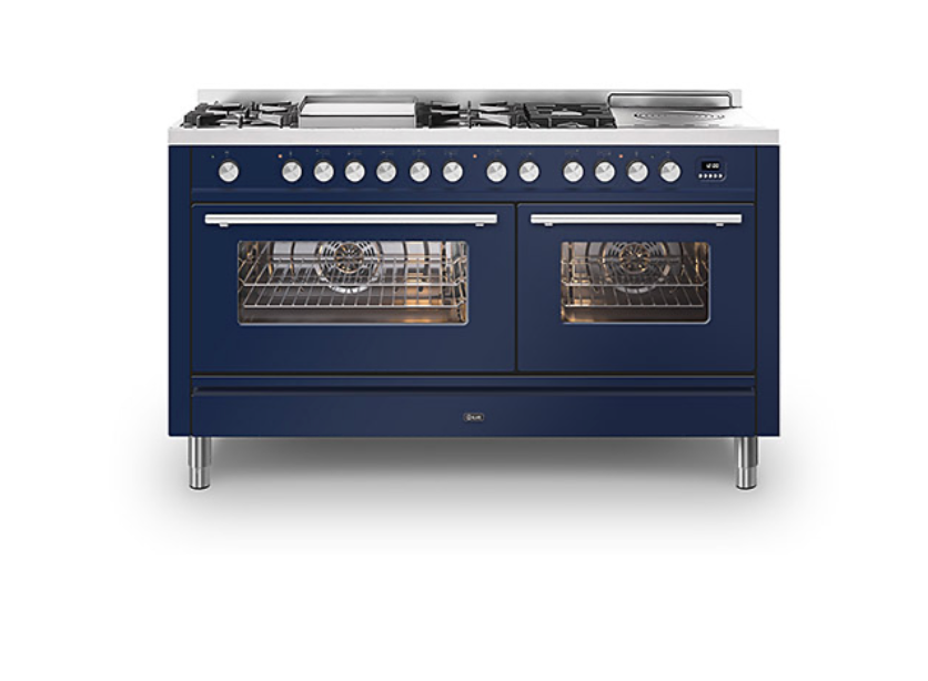 ILVE Roma 150 Fry-Top & Coup De Feu Dual Fuel Range Cooker