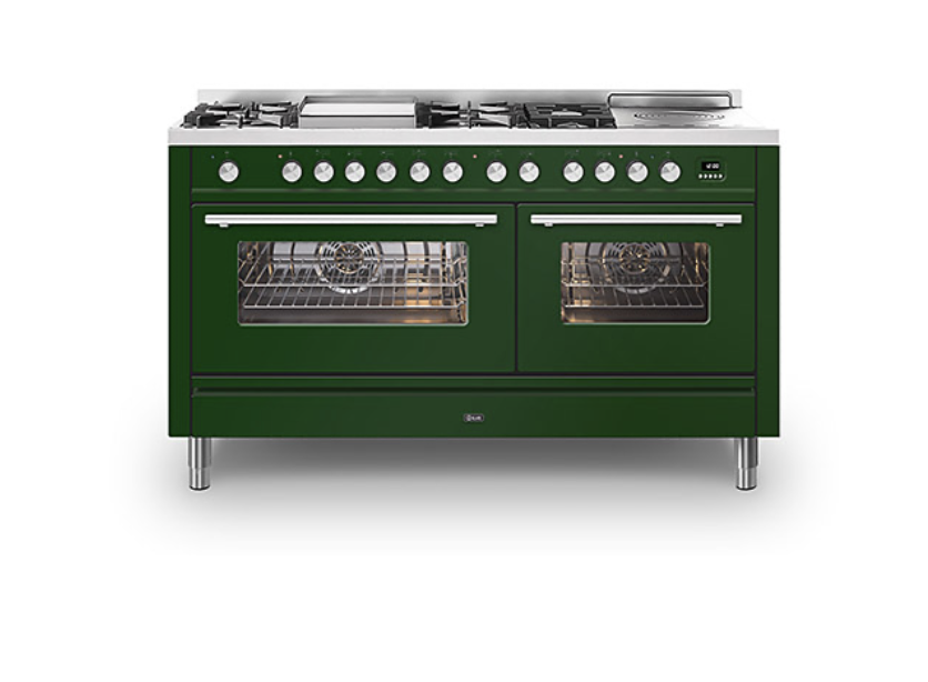 ILVE Roma 150 Fry-Top & Coup De Feu Dual Fuel Range Cooker