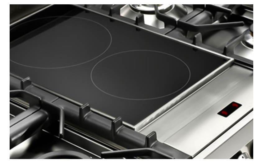 ILVE Roma 120 Fry-Top + 2-Zone Induction Range Cooker