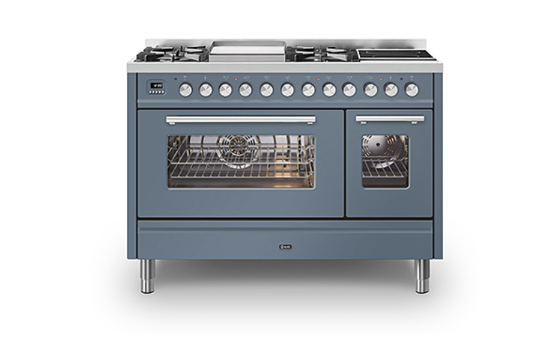 ILVE Roma 120 Fry-Top + 2-Zone Induction Range Cooker